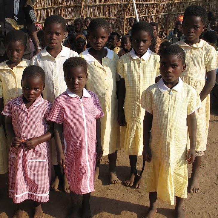 New dresses for the orphans