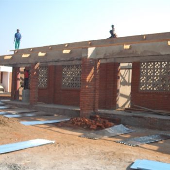 chinthowa development Trust Putting on the roof