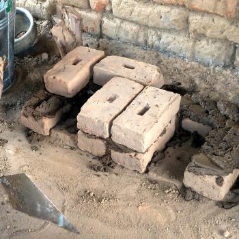 26 bricks needed to build stove