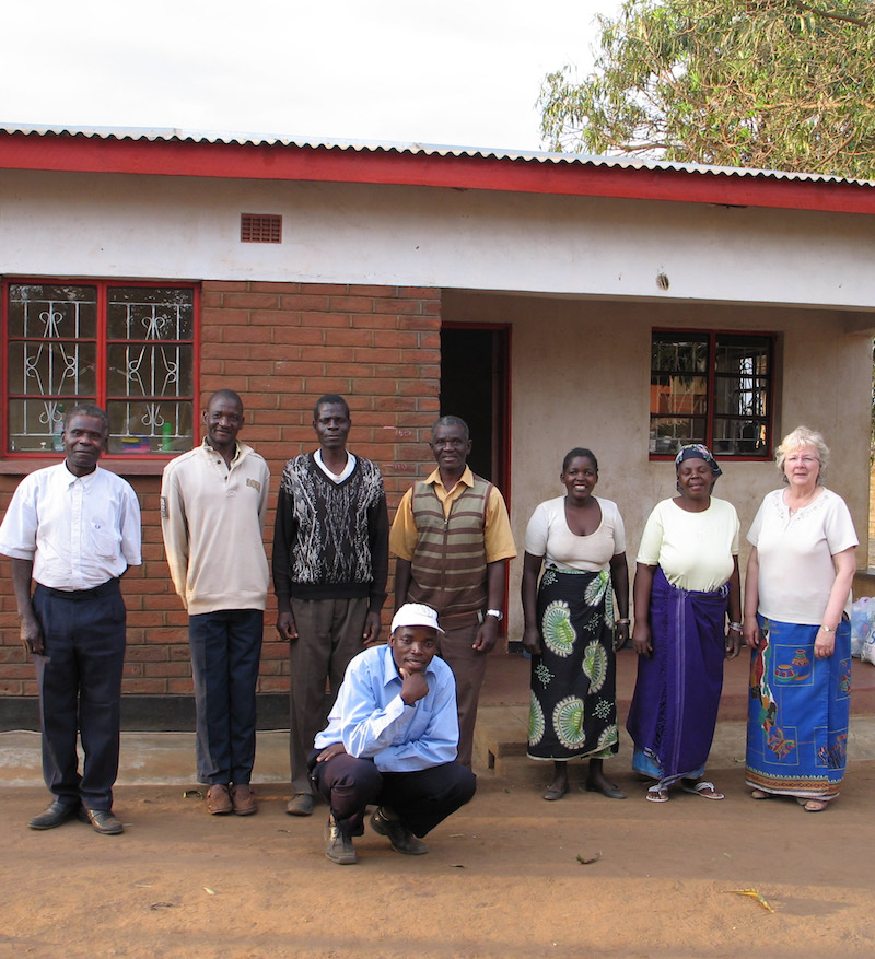 chinthowa development Trust Village committee with Margaret.